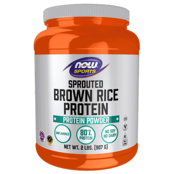 NOW Foods SPROUTED BROWN RICE PROTEIN 2 LBS