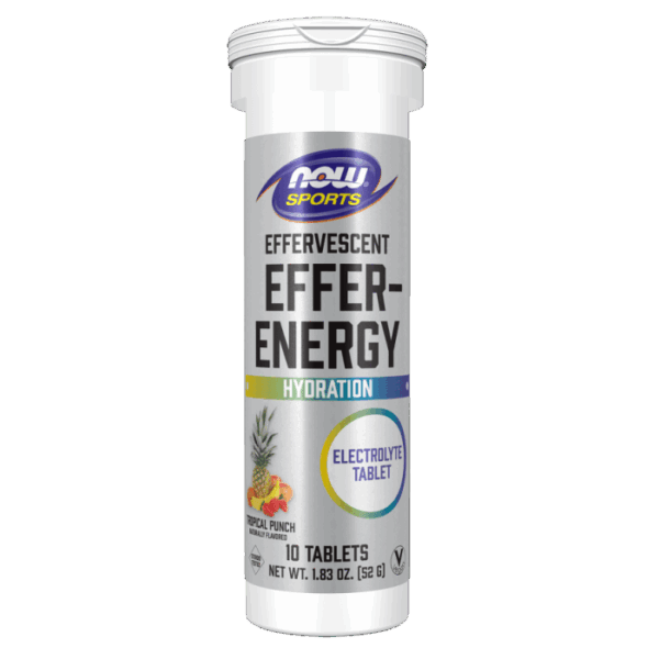 NOW Foods EFFER-ENERGY TROPICAL 10 TABS/TUBE