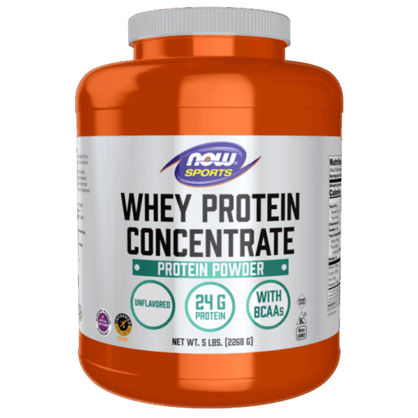 NOW Foods WHEY CONCENTRATE UNFLAVOR 5 LB