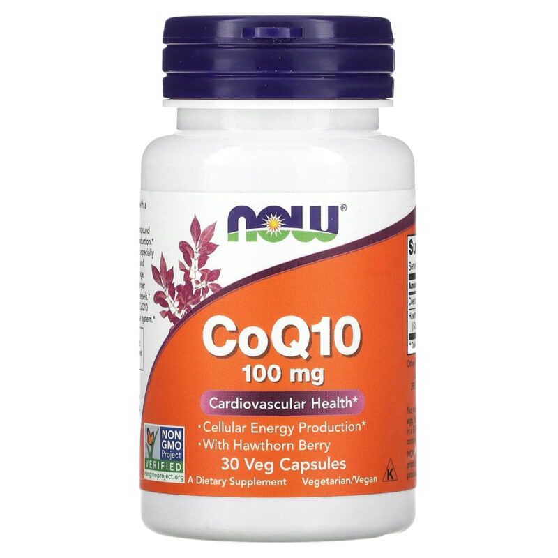 NOW Foods CoQ10 100mg 30 VCAPS