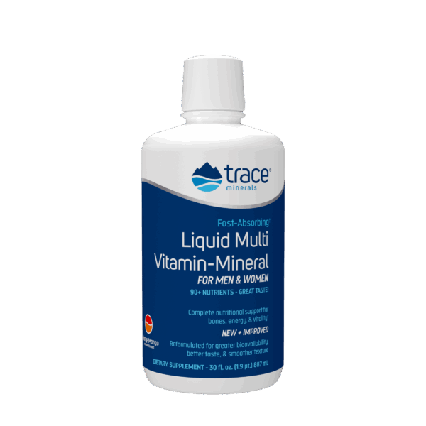 Trace Minerals Multivitamin-Mineral New & Improved LIQUID Orange Mango