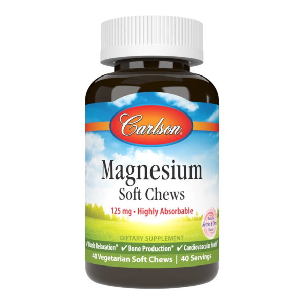 Carlson Laboratories Magnesium Chews 40 Chews