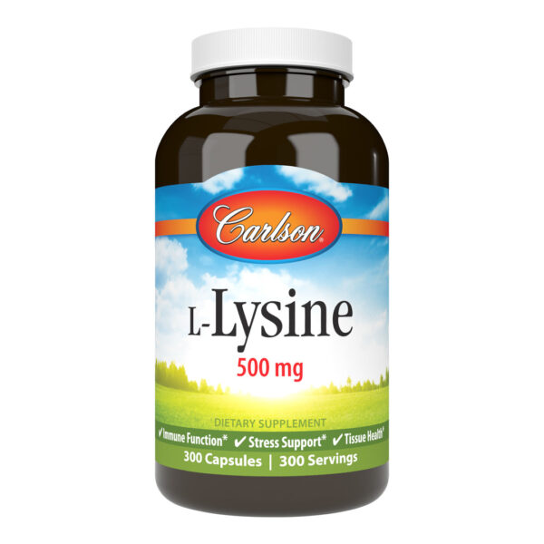 Carlson Laboratories L-Lysine 300 Capsules