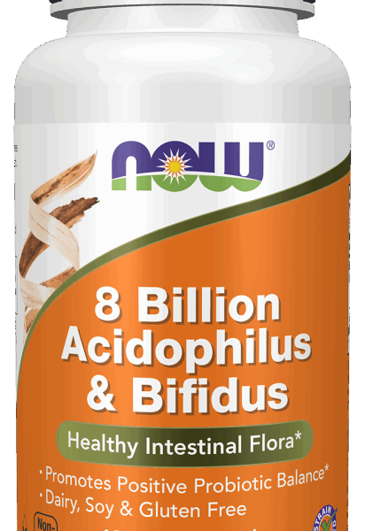 NOW Foods 8 BILLION ACIDOPH/BIFIDUS 120 VCAPS