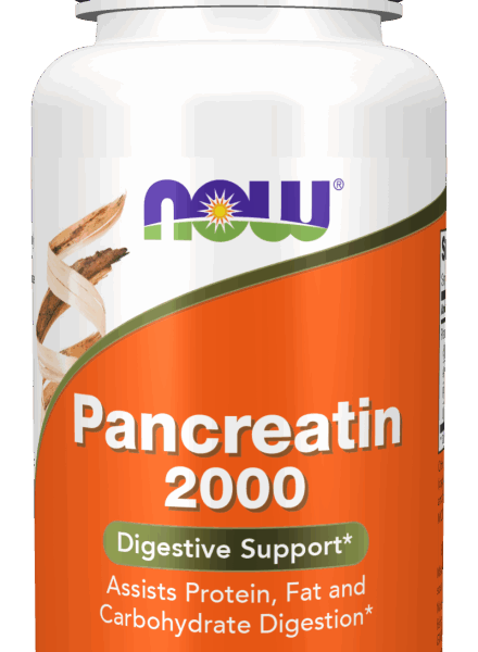 NOW Foods PANCREATIN 2000 (200mg 10X) 100 CAPS