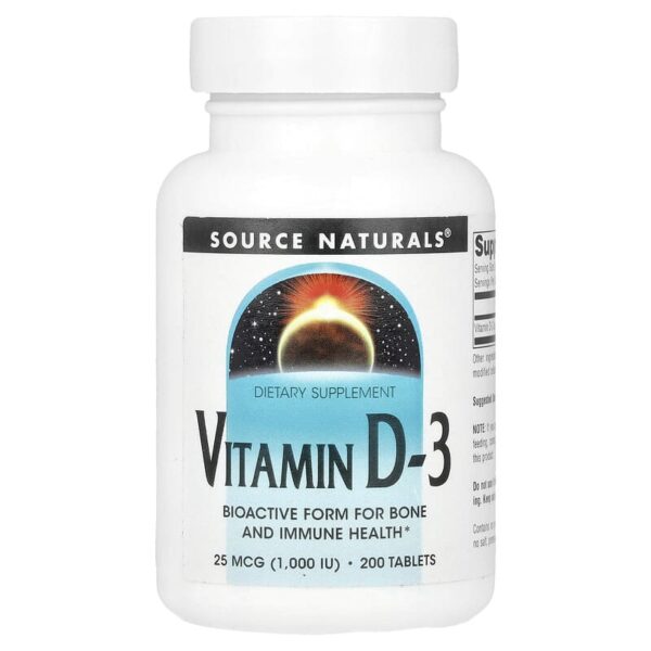 Source Naturals Vitamin D-3 1000 IU
