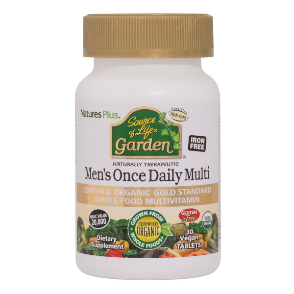 Natures Plus SOL GARDEN ORGANIC MENS DAILY TAB 30