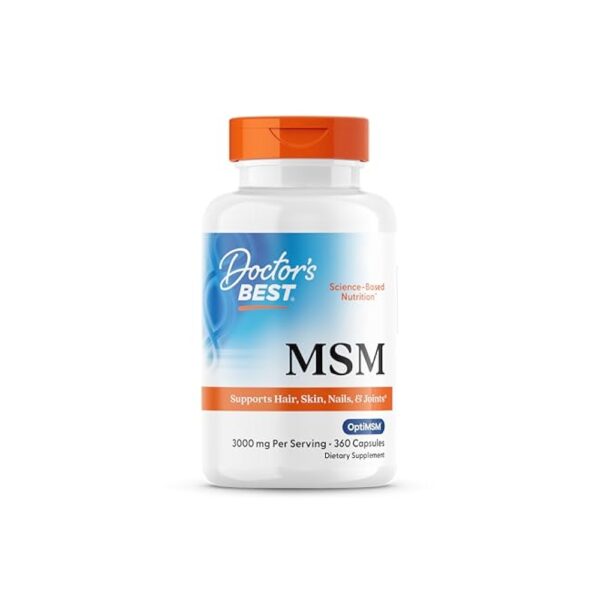 Doctor's Best MSM 1000mg with OptiMSM®