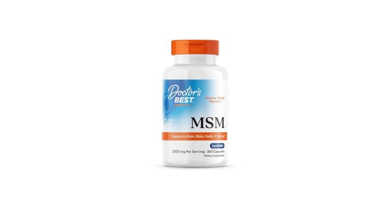 Doctor's Best MSM 1000mg with OptiMSM®