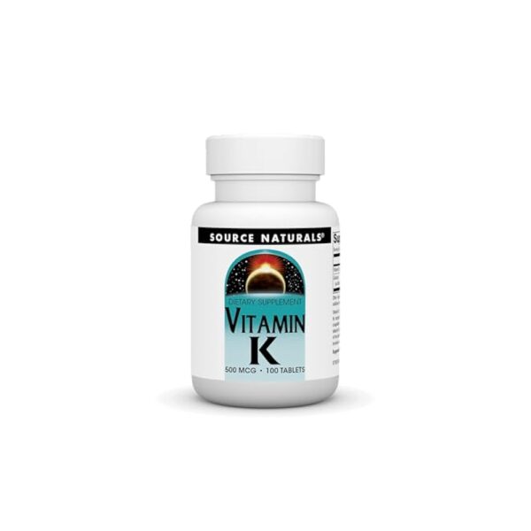 Source Naturals Vitamin K 500 mcg