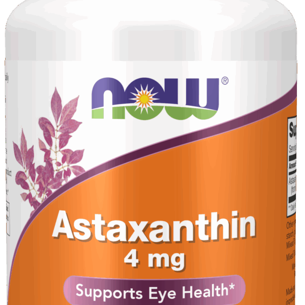 NOW Foods ASTAXANTHIN 4 MG 60 VEG SGELS