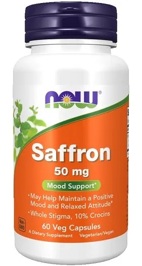 NOW Foods SAFFRON 50MG 60 VCAPS