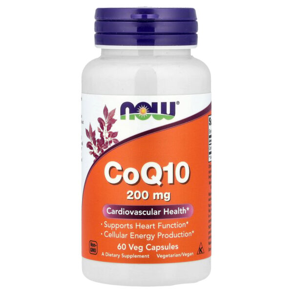 NOW Foods CoQ10 200mg 60 VCAPS