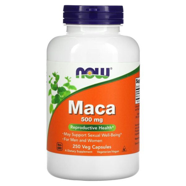 NOW Foods MACA 500mg 250 VCAPS