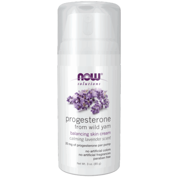 NOW Foods PROGESTERONE CREAM 3 OZ