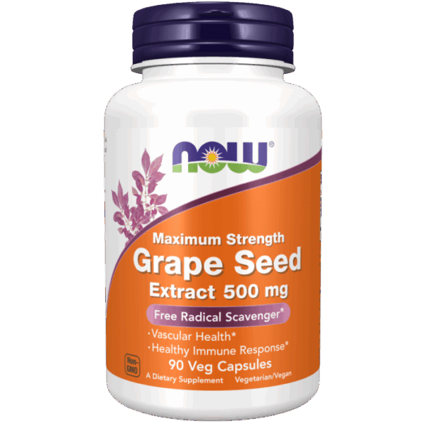 NOW Foods GRAPE SEED EXTRACT 500mg 90 VCAPS
