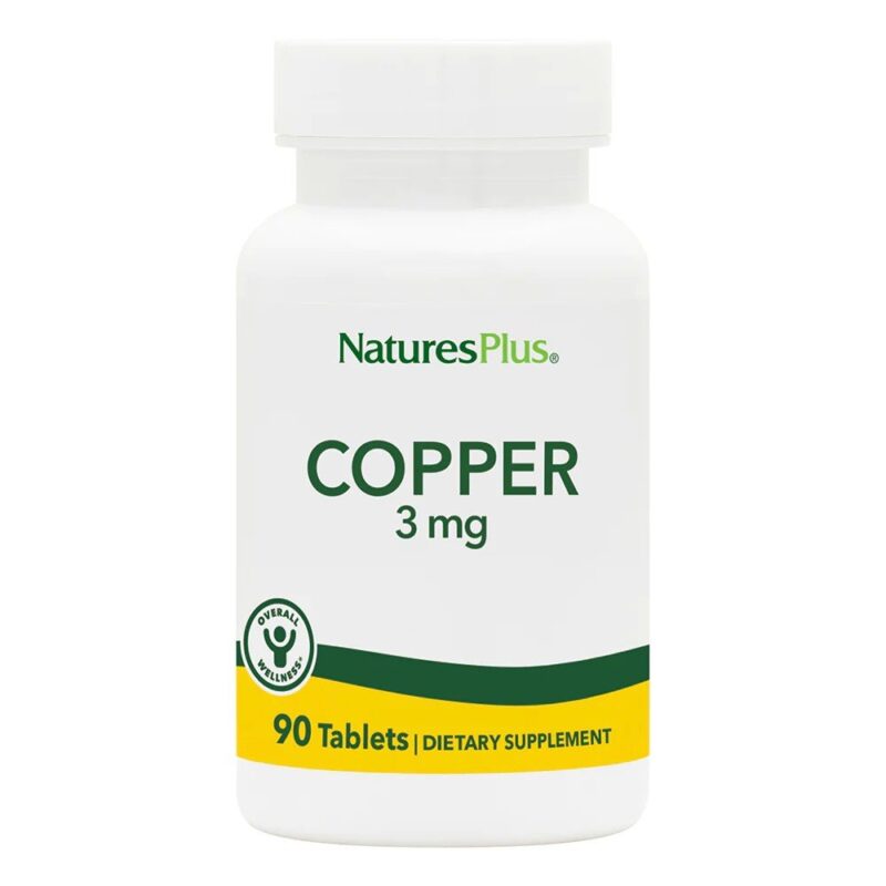 Natures Plus COPPER 3 MG TAB 90