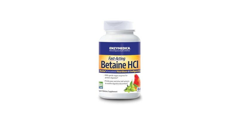 Enzymedica Betaine HCl 60 caps