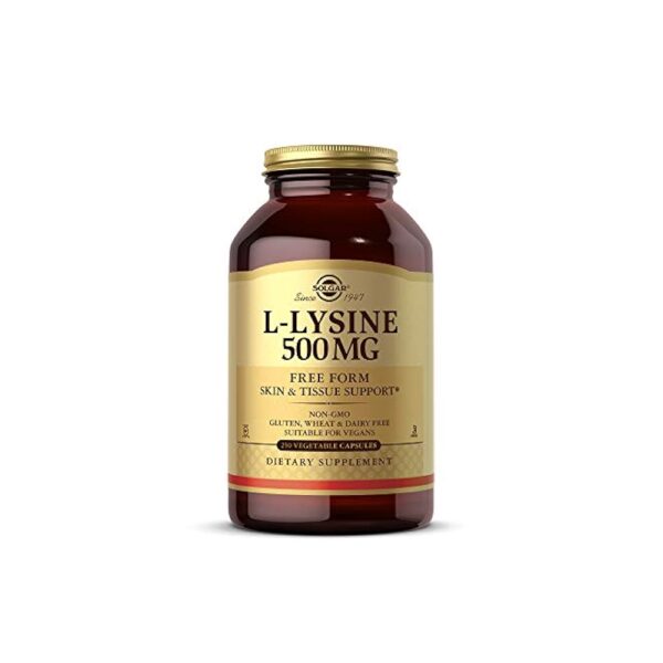 Solgar L-Lysine 500 mg Vegetable Capsules