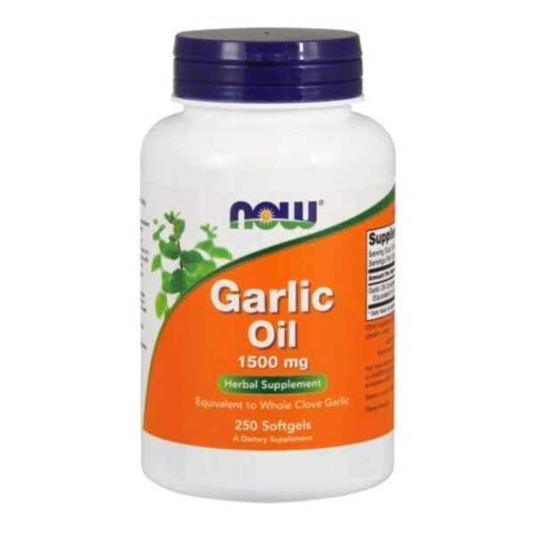 NOW Foods GARLIC OIL 1500mg 250 SGELS