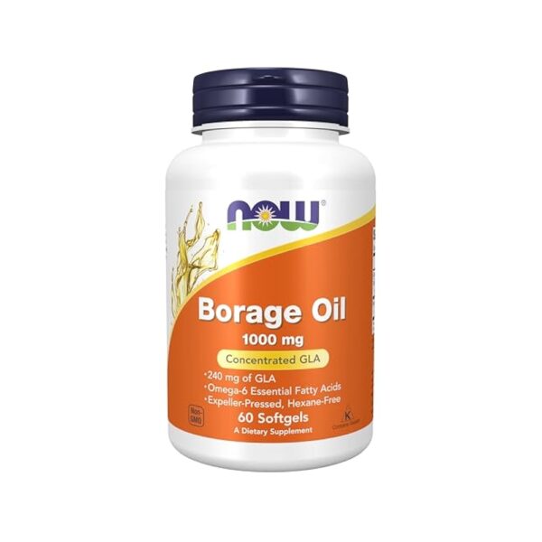 NOW Foods BORAGE OIL 1000 mg 60 SGELS