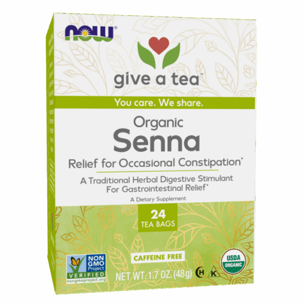 NOW Foods SENNA ORGANIC TEA BAGS 24 BAGS