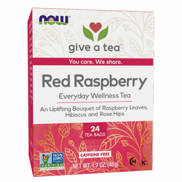 NOW Foods RED RASPBERRY TEA 24 BAGS