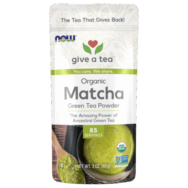 NOW Foods MATCHA TEA ORGANIC 3 OZ