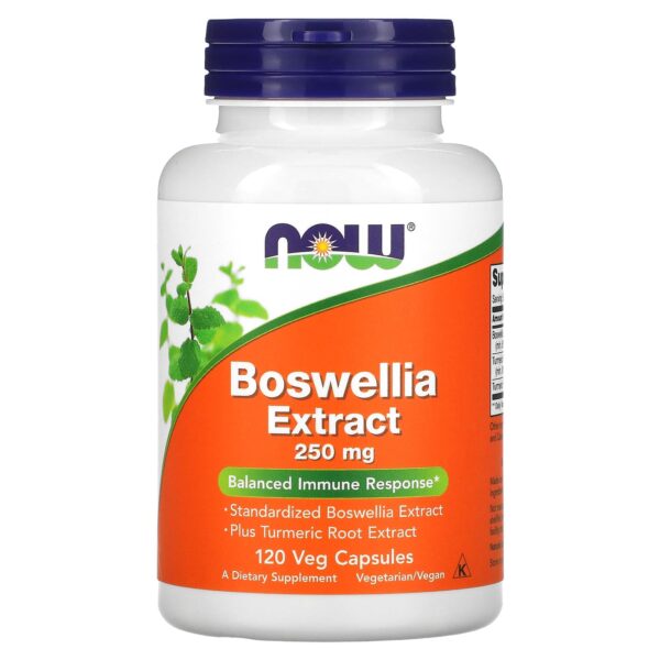 NOW Foods BOSWELLIA EXTRACT 250mg 120 VEG CAPS
