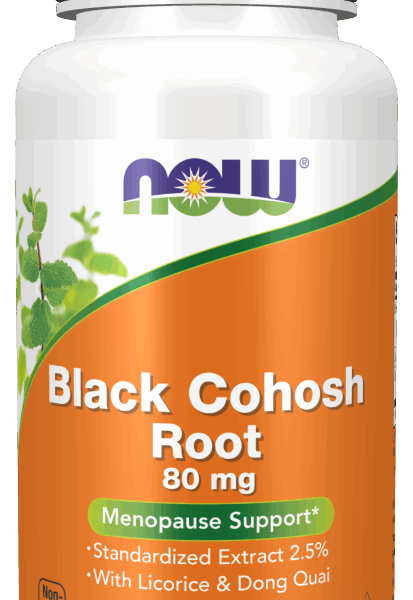 NOW Foods BLACK COHOSH 80mg 90 VCAPS