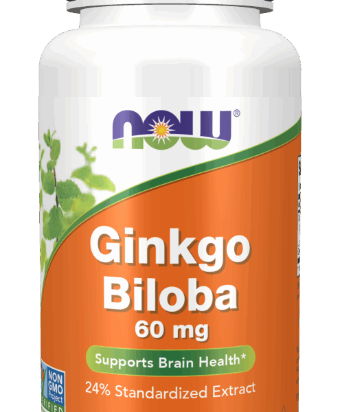 NOW Foods GINKGO BILOBA 60mg 120 VCAPS
