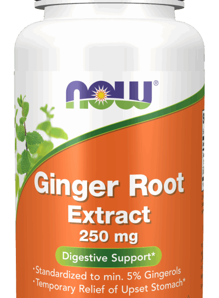 NOW Foods GINGER 5%/250MG EXT 90 VCAPS