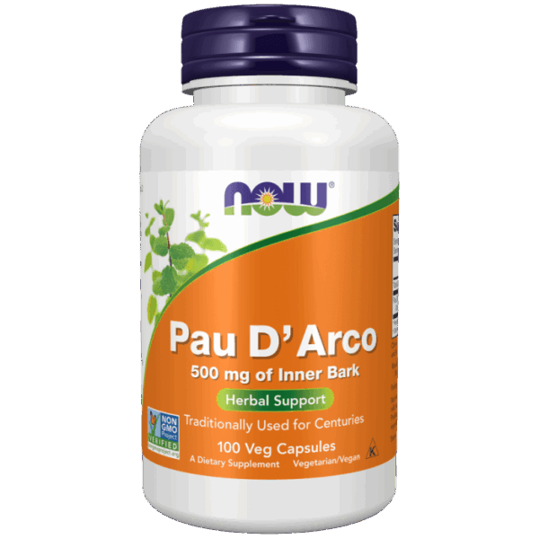 NOW Foods PAU D' ARCO 500mg 100 VCAPS