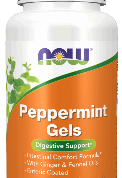 NOW Foods PEPPERMINT GELS 90 SGELS ENTRIC