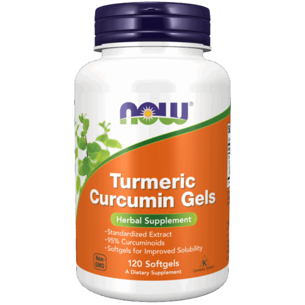 NOW Foods TURMERIC CURCUMIN GELS 120 SOFTGELS