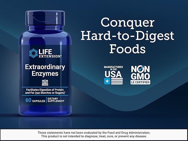 Life Extension Extraordinary Enzymes 60 capsules