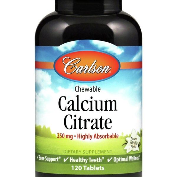 Carlson Laboratories Chewable Calcium Citrate 120