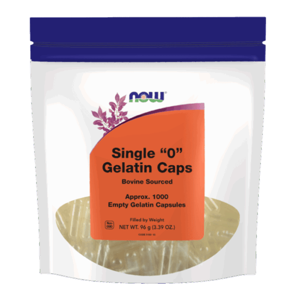 NOW Foods EMPTY GEL CAPS '0' 1000 CAPS