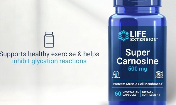 Life Extension Super Carnosine 500 mg, 60 vegetarian capsules