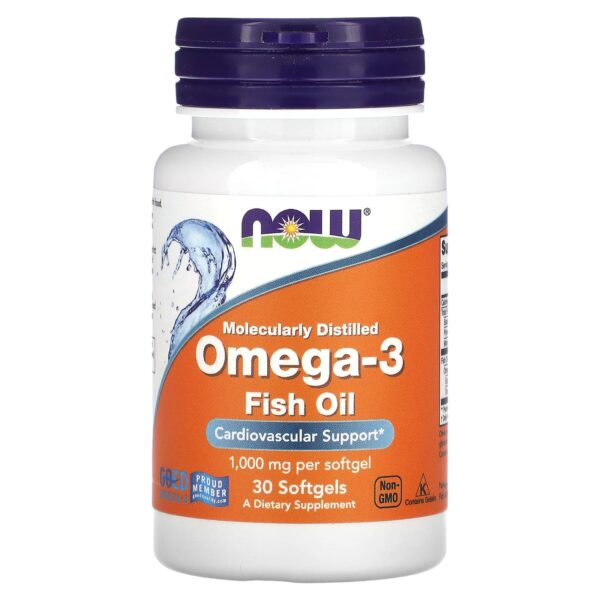 NOW Foods OMEGA-3 1000mg 30 SGELS