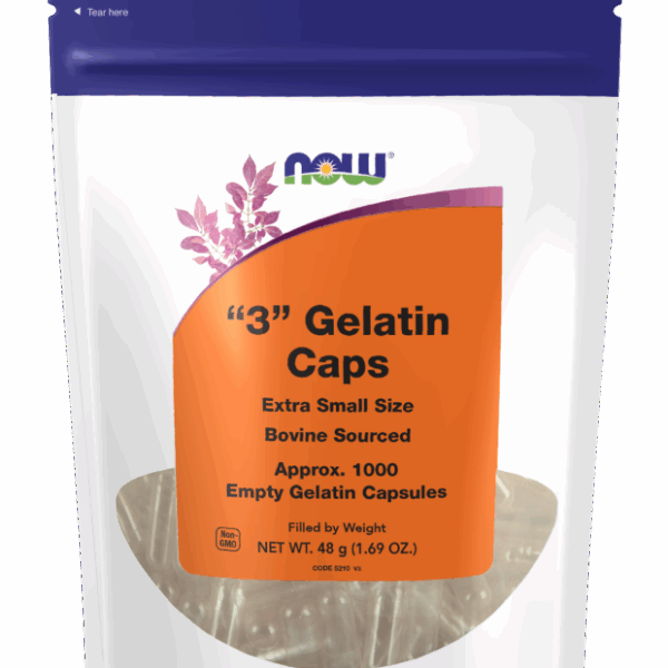 NOW Foods EMPTY GEL CAPS #3 1000 CAPS
