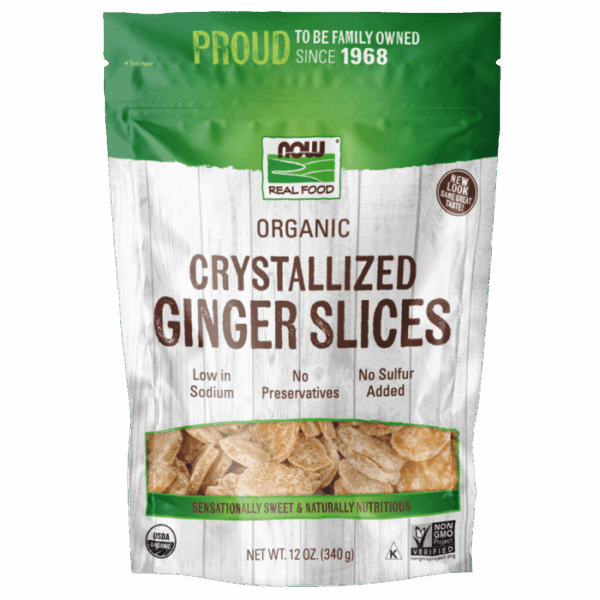 NOW Foods GINGER DICES- NO SULFUR ORGANIC 1LB