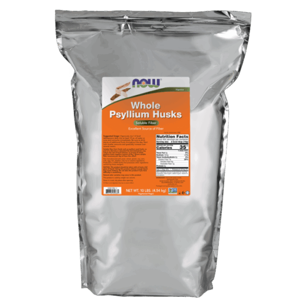 NOW Foods PSYLLIUM HUSK WHOLE 10 LB.