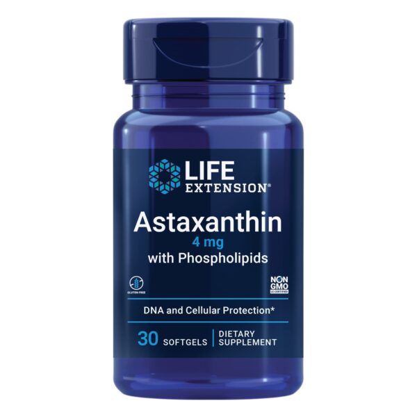 Life Extension Astaxanthin with Phospholipids 4 mg, 30 softgels