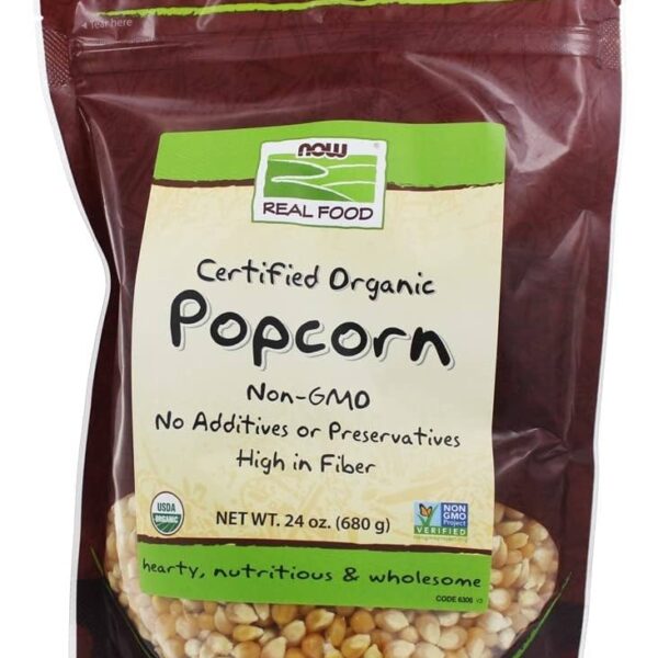 NOW Foods POPCORN ORGANIC 24 OZ