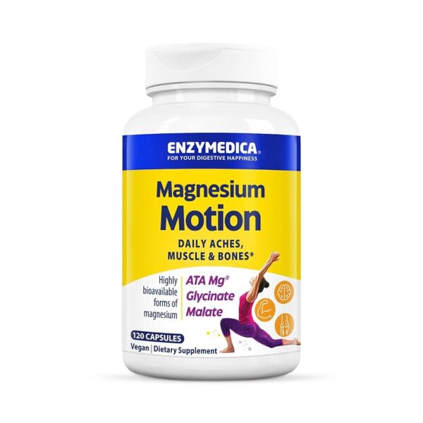 Enzymedica Magnesium Motion 120 caps