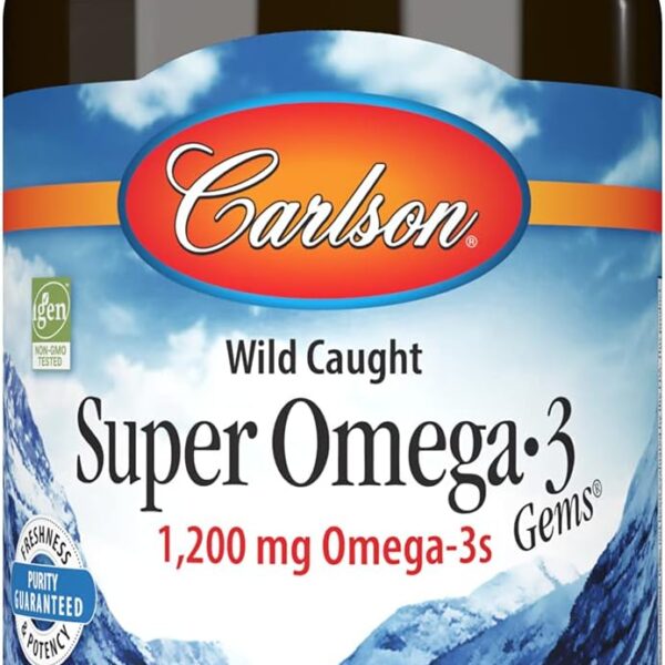 Carlson Laboratories Super Omega-3 Gems 180 SG