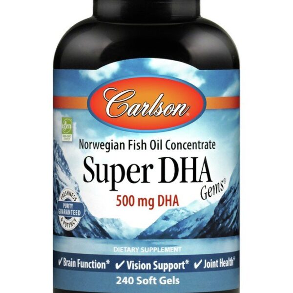 Carlson Laboratories Super DHA Gems 240 Soft Gels