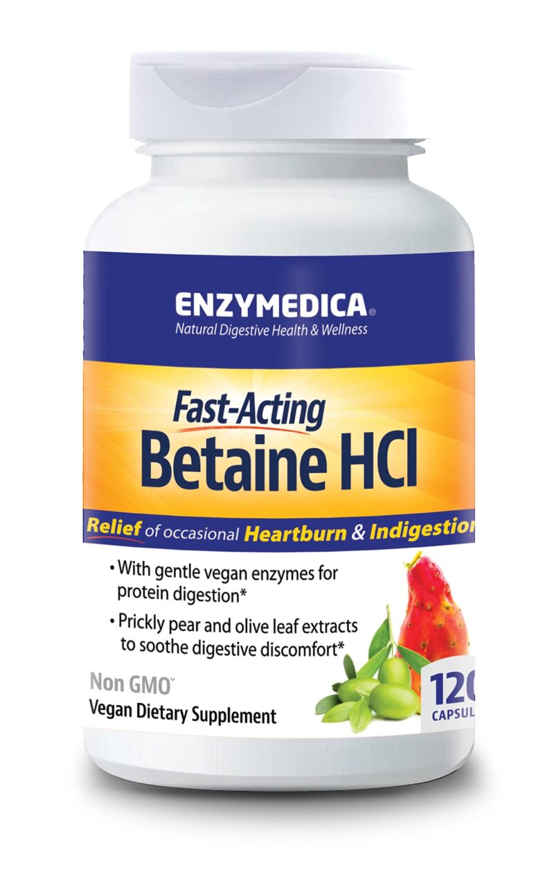 Enzymedica Betaine HCl 120 caps