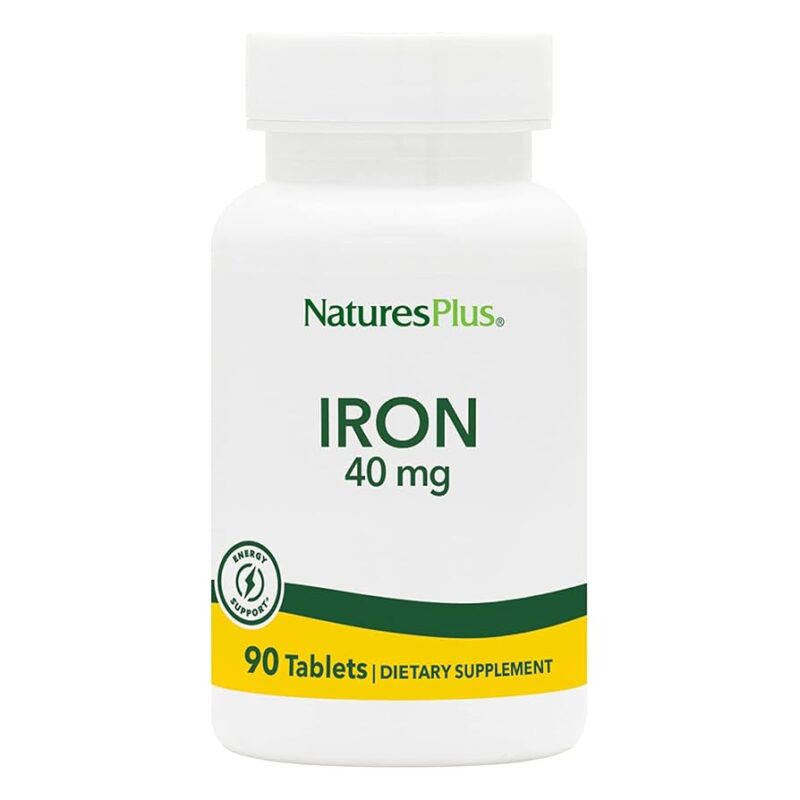 Natures Plus IRON 40 MG TAB 90